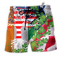 Beach Short / Adults / S Irish Independence Day America - Beach Short - Owls Matrix LTD