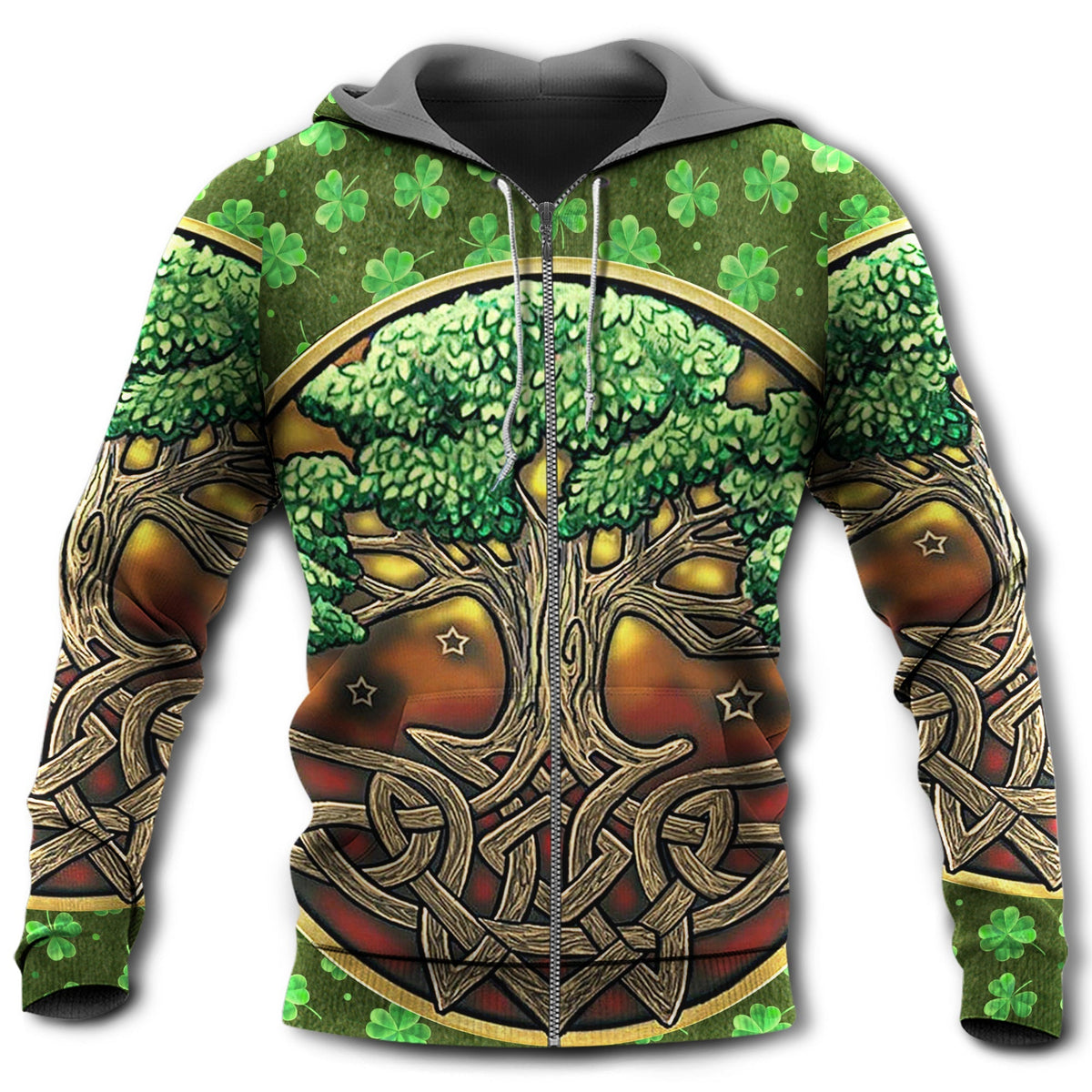 Irish Life Love Tree Style - 3D Hoodie