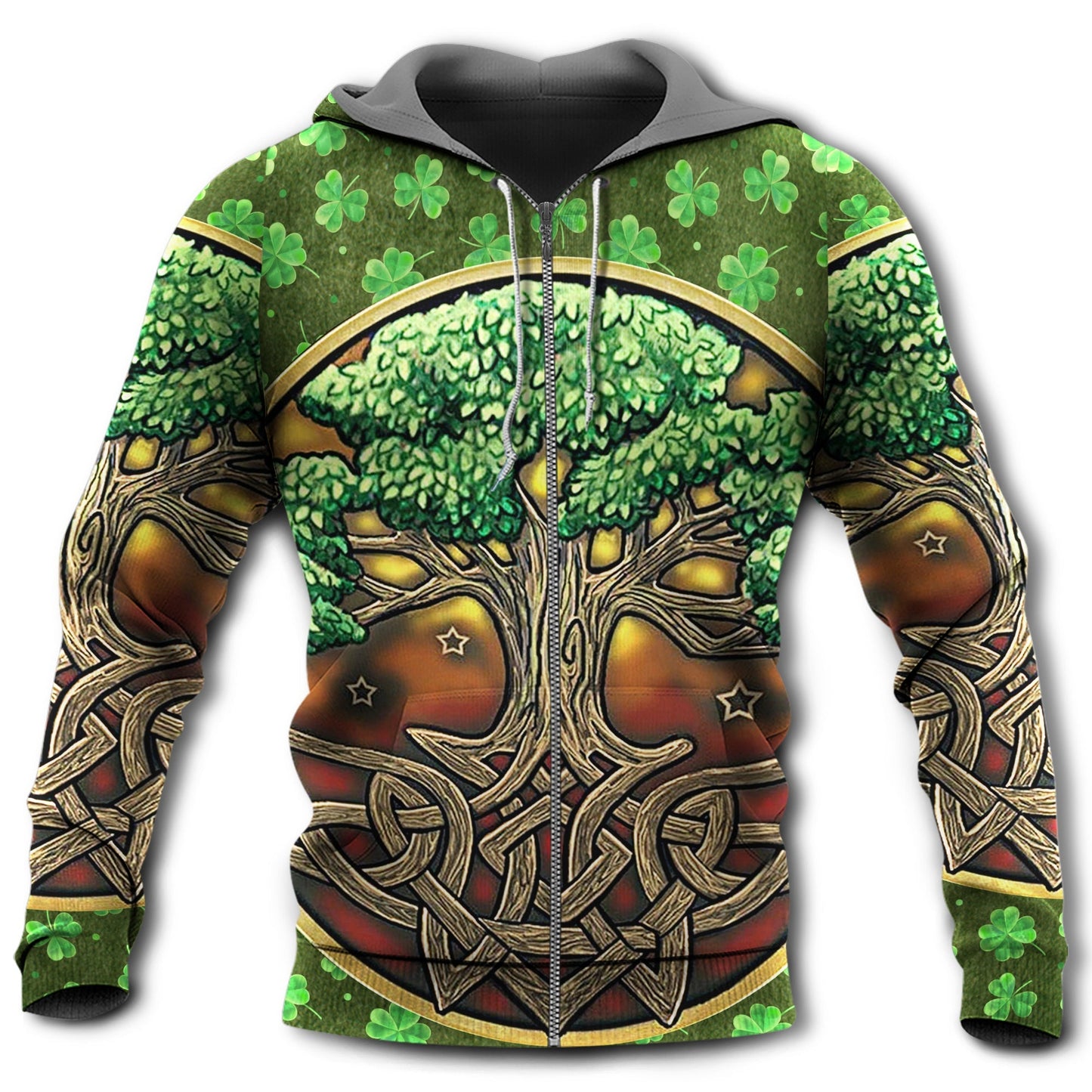 Irish Life Love Tree Style - 3D Hoodie