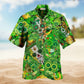 Irish Love Skull Happy And Gold Limited Edition – Hawaiian Shirt