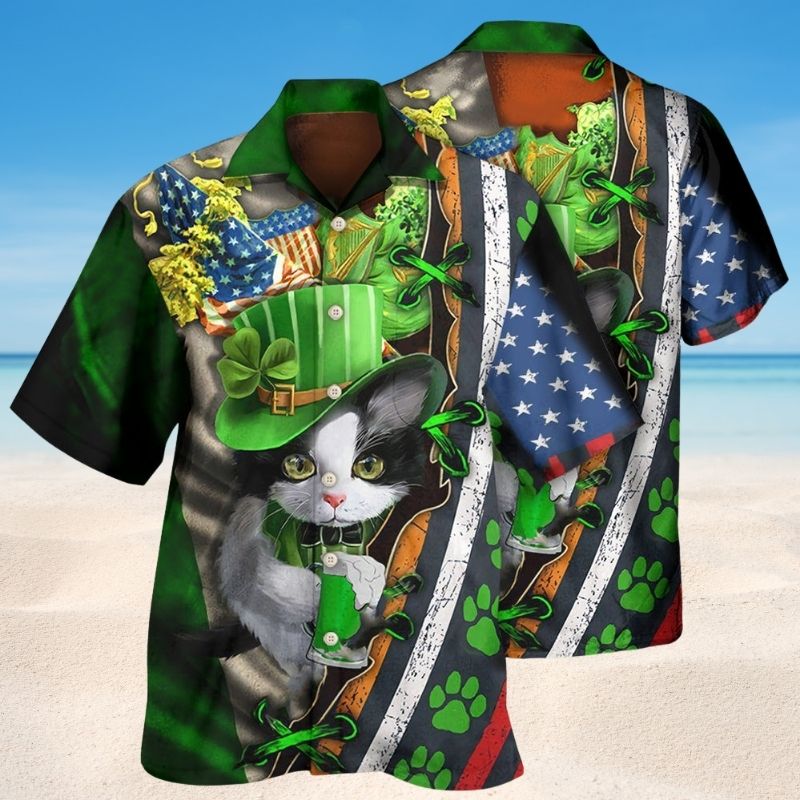 Irish Party Cat Edition – Hawaiian Shirt