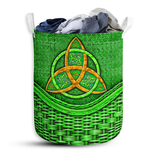 Irish Rattan Teaxture - Laundry Basket - Owls Matrix LTD
