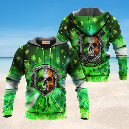 Irish Ride Honor Brotherhood Art – 3D Hoodie