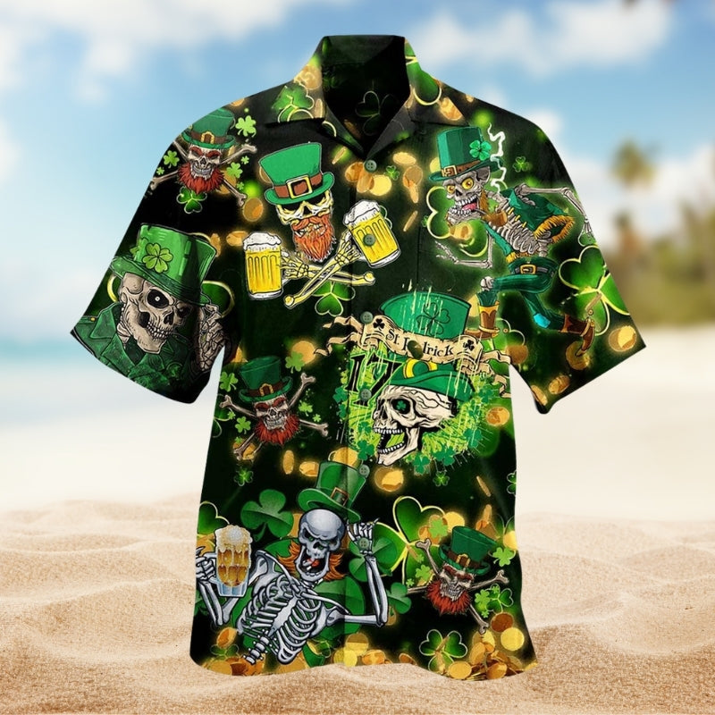 Irish Skull Love Beer Limited Edition – Hawaiian Shirt