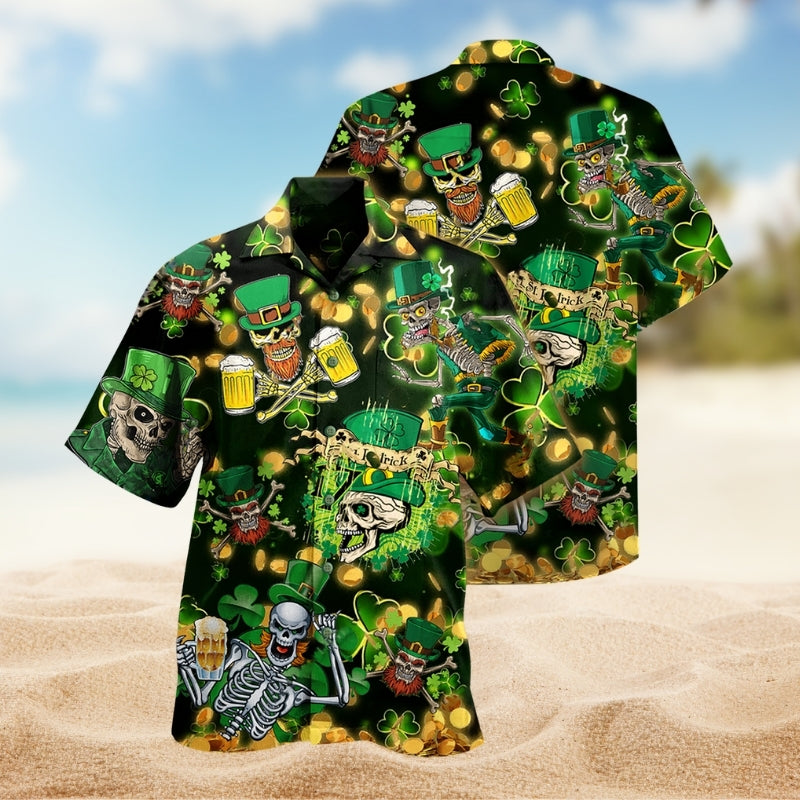 Irish Skull Love Beer Limited Edition – Hawaiian Shirt