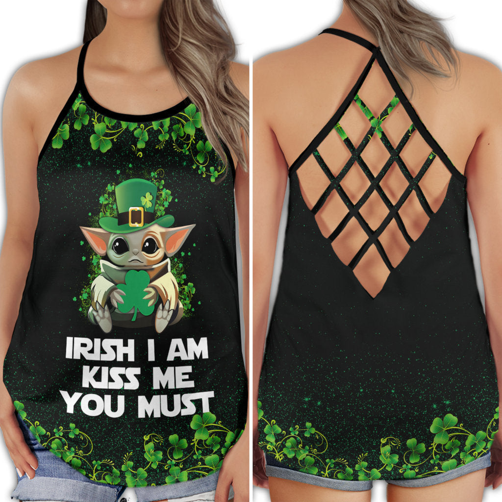 Irish Kiss Me Strong Edition – Hollow Tank Top