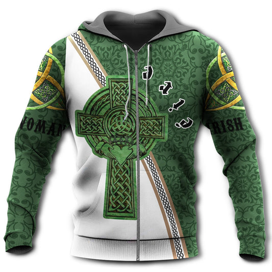Irish Green Lucky Life Style - 3D Hoodie