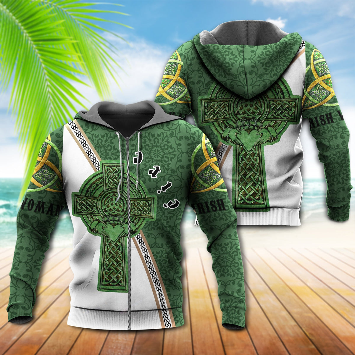 Irish Green Lucky Life Style - 3D Hoodie