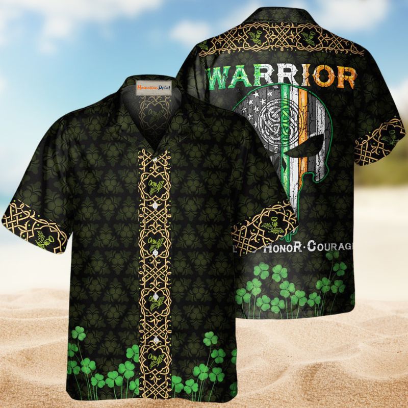 Irish Warrior Courage Style – Hawaiian Shirt