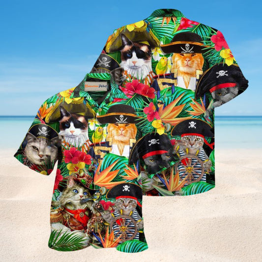 It Is Pirate Life For Me Cats Edition – Hawaiian Shirt