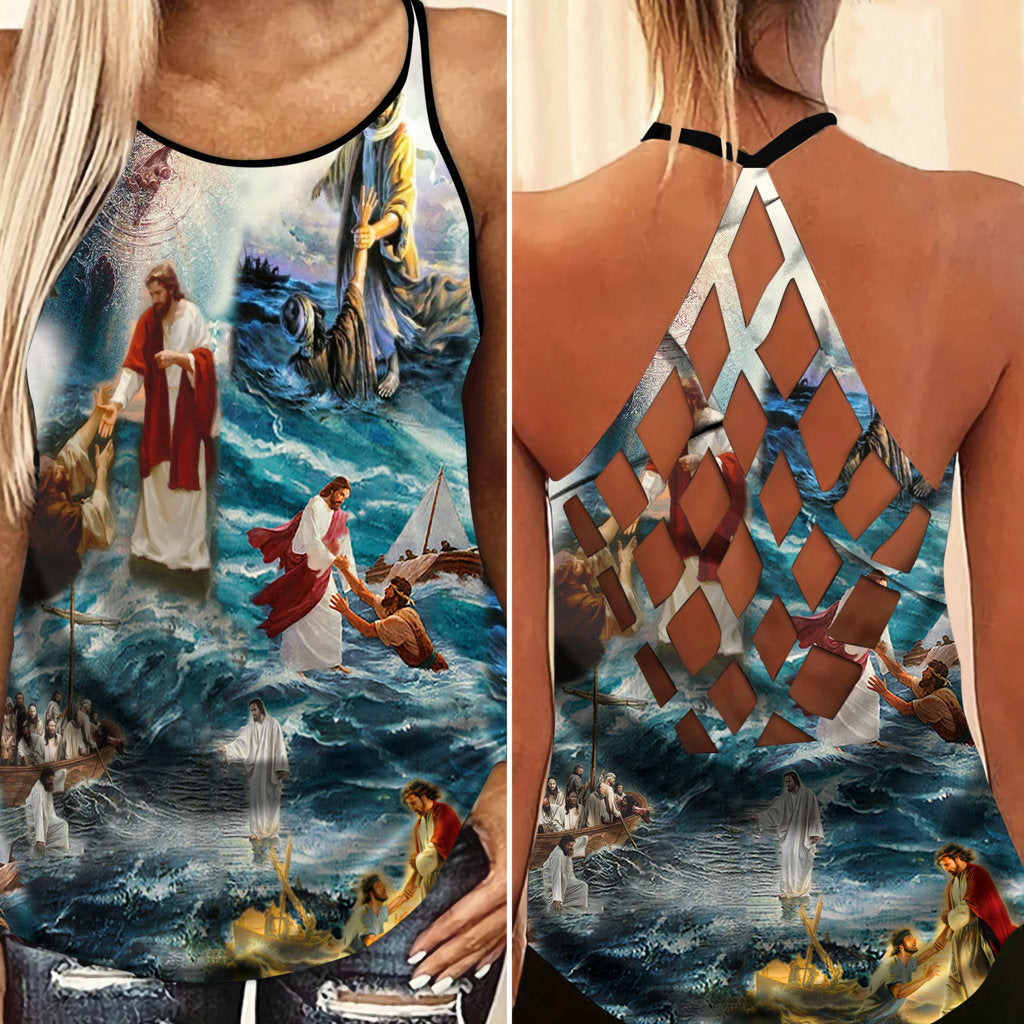 Jesus Save My Life 7 – Hollow Tank Top