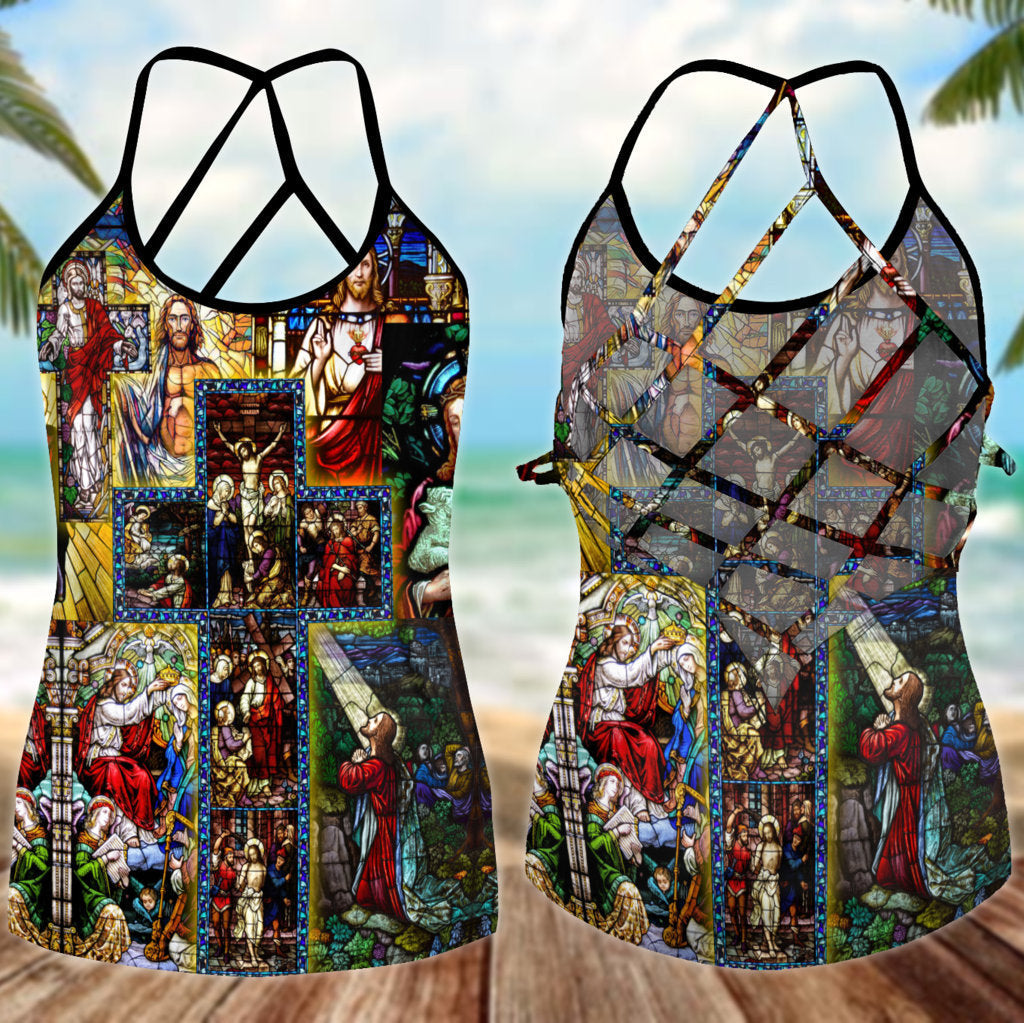 Jesus Save My Life 9 – Hollow Tank Top