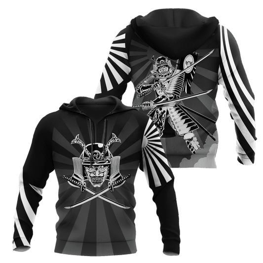 Japanese Mask Art Style – 3D Hoodie