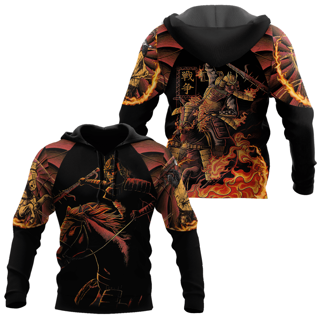 Japanese Samurai Art – 3D Hoodie