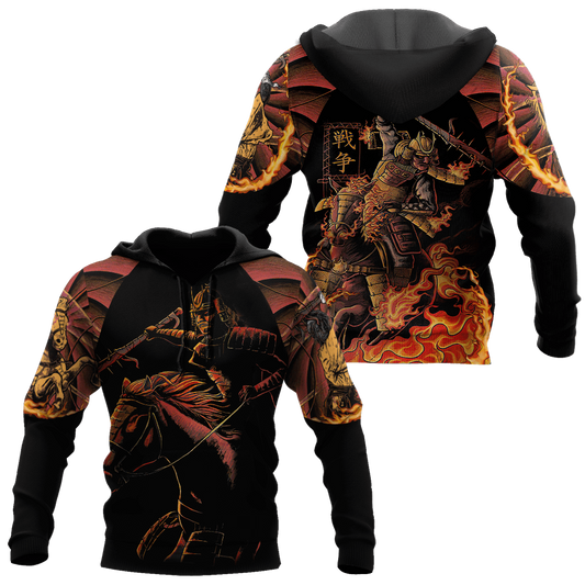 Japanese Samurai Art – 3D Hoodie