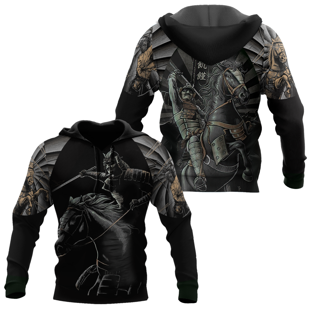 Japanese Samurai Warrior Art – 3D Hoodie