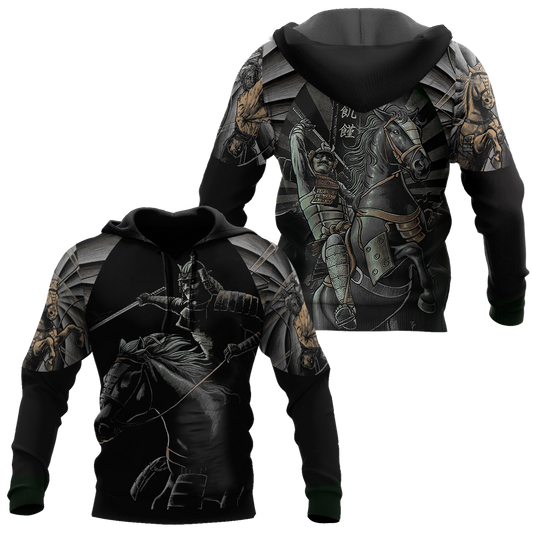 Japanese Samurai Warrior Art – 3D Hoodie