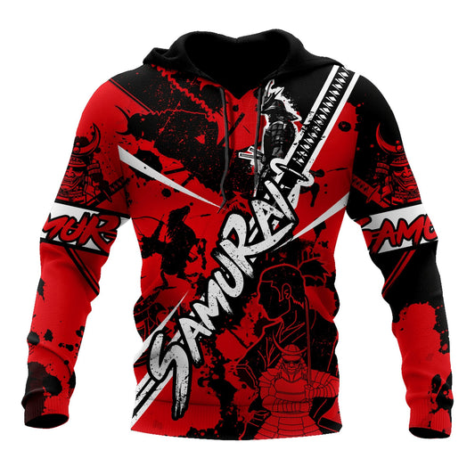 Japanese Samurai Tattoo Design Art – 3D Hoodie