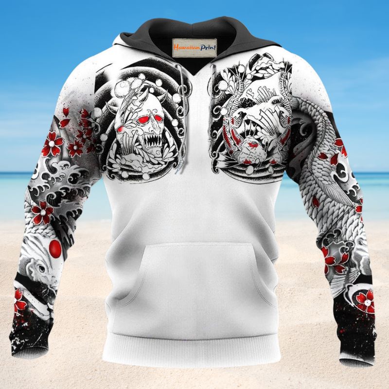 Japan Art Tattoo Style - 3D Hoodie