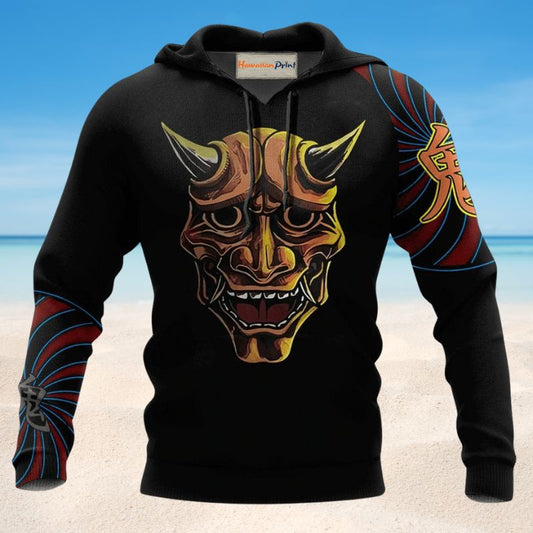 Japan Tattoo Dark Style - 3D Hoodie