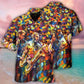 Jazz Music Colorful Pattern – Hawaiian Shirt
