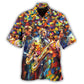 Jazz Music Colorful Pattern – Hawaiian Shirt