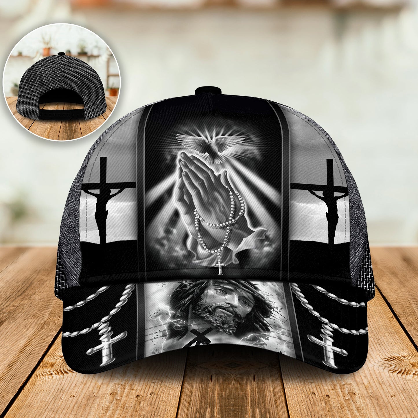 Jesus Black And White Style – Classic Cap