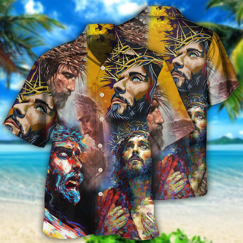 Jesus Faith Inspired Savior Message - Hawaiian Shirt