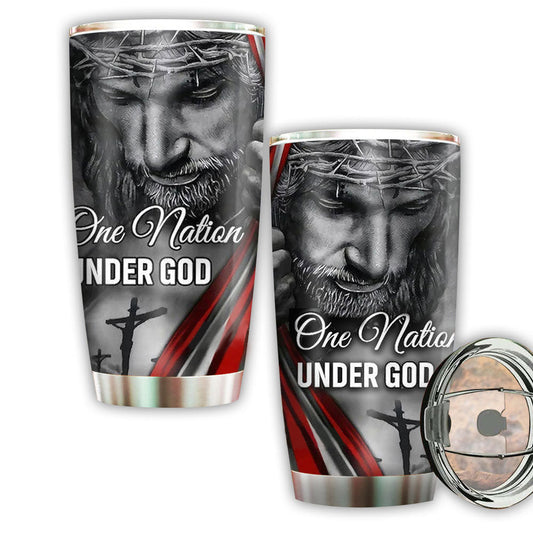 Jesus America One Nation Under God 20 Oz Tumbler