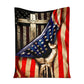 Jesus American Flag Christian 50 x 60 Inch Flannel Blanket For Cozy Bedroom And Sofa Decor