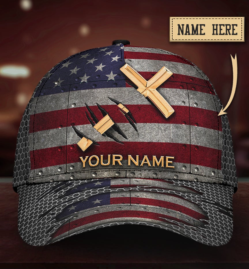 Custom Faith American Flag – Classic Cap