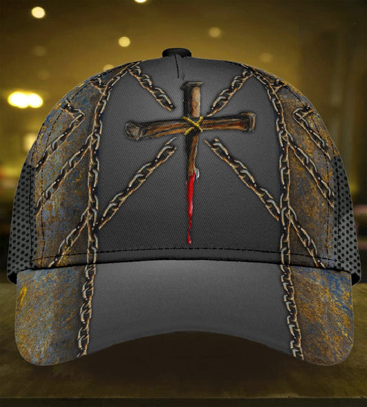 Faith Breaks Every Chain Cross – Classic Cap