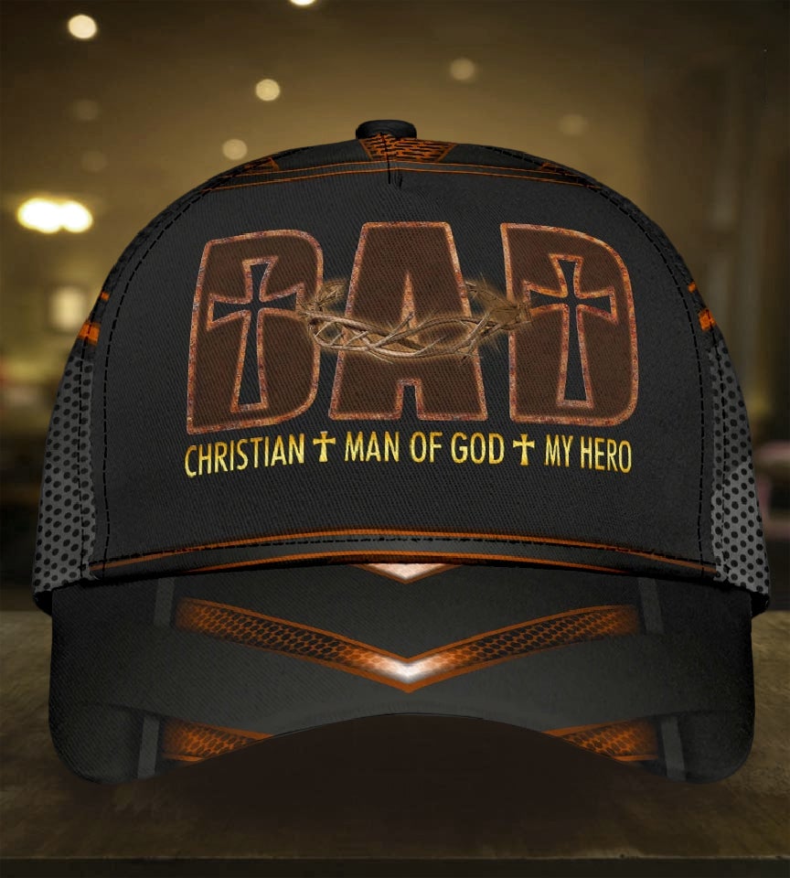 Faith Dad Man Of God – Classic Cap
