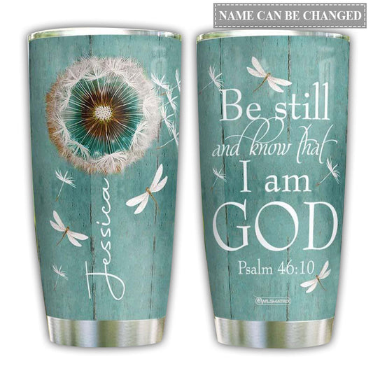 Jesus Faith Be Still Personalized 20 Oz Tumbler For Coffee Travel And Daily Use
