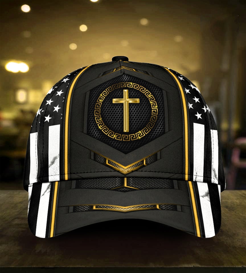 Faith Gold Flag Carbon American – Classic Cap