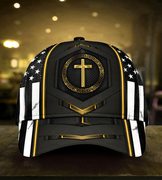 Faith Gold Flag Carbon American – Classic Cap