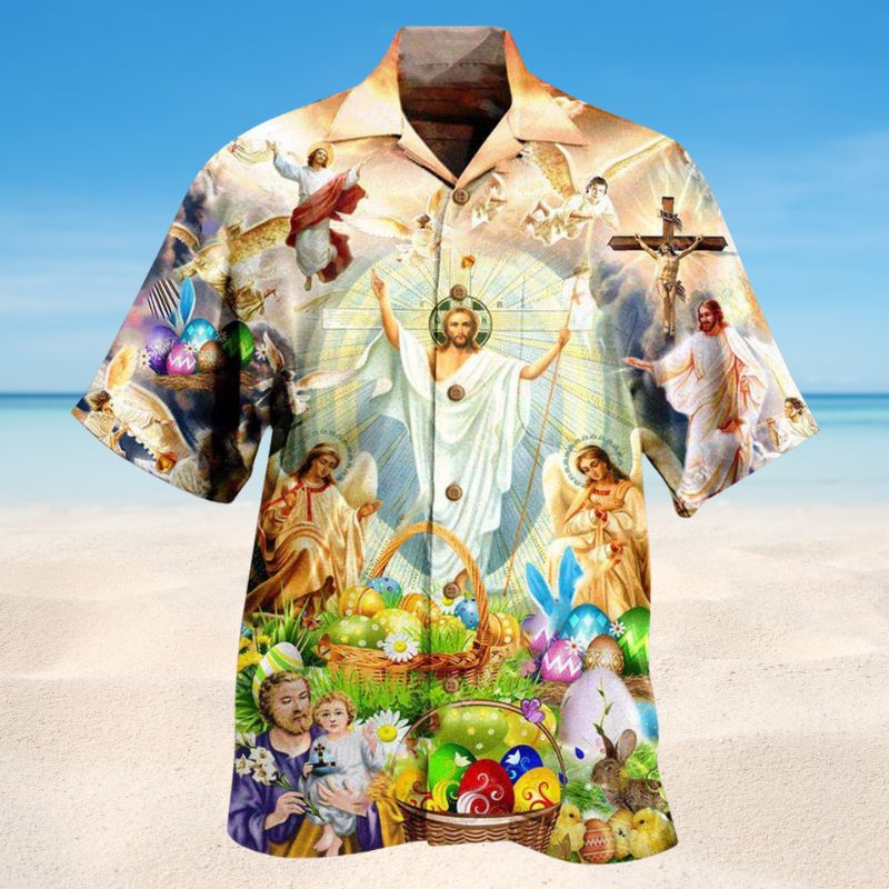 Jesus Happy Easter Edition – Hawaiian Shirt