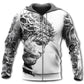 Spiritual Soul Black White Art - 3D Hoodie