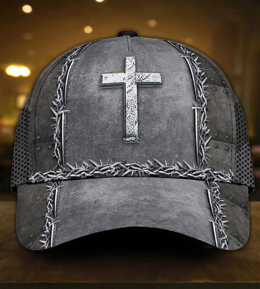 Faith Savior Silver Metal – Classic Cap