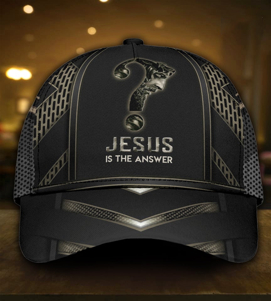 Jesus Is The Answer Faith Message – Classic Cap