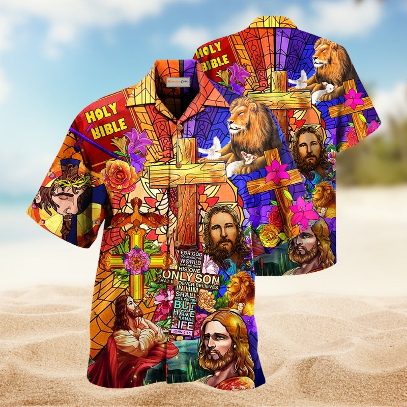Jesus Lion And Flowers Limited Edition – Hawaiian Shirt