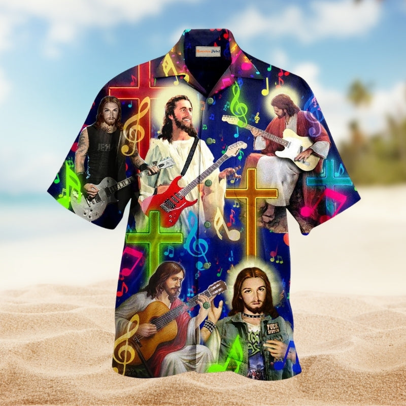 Jesus Love Guitar Limited Edition – Hawaiian Shirt