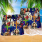 Jesus Love Guitar Music Notes - Beach Short