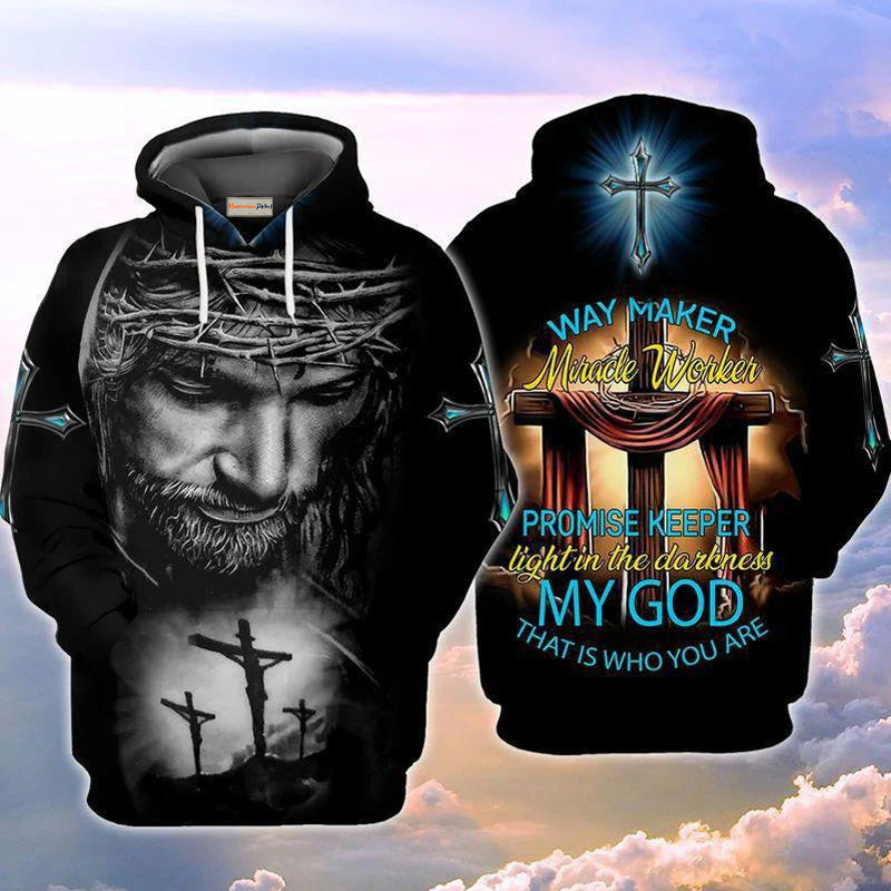 Jesus My God Faith Quote – 3D Hoodie
