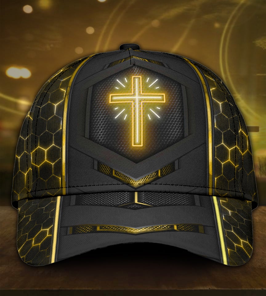 Jesus Neon Sign Faith Glow Style – Classic Cap