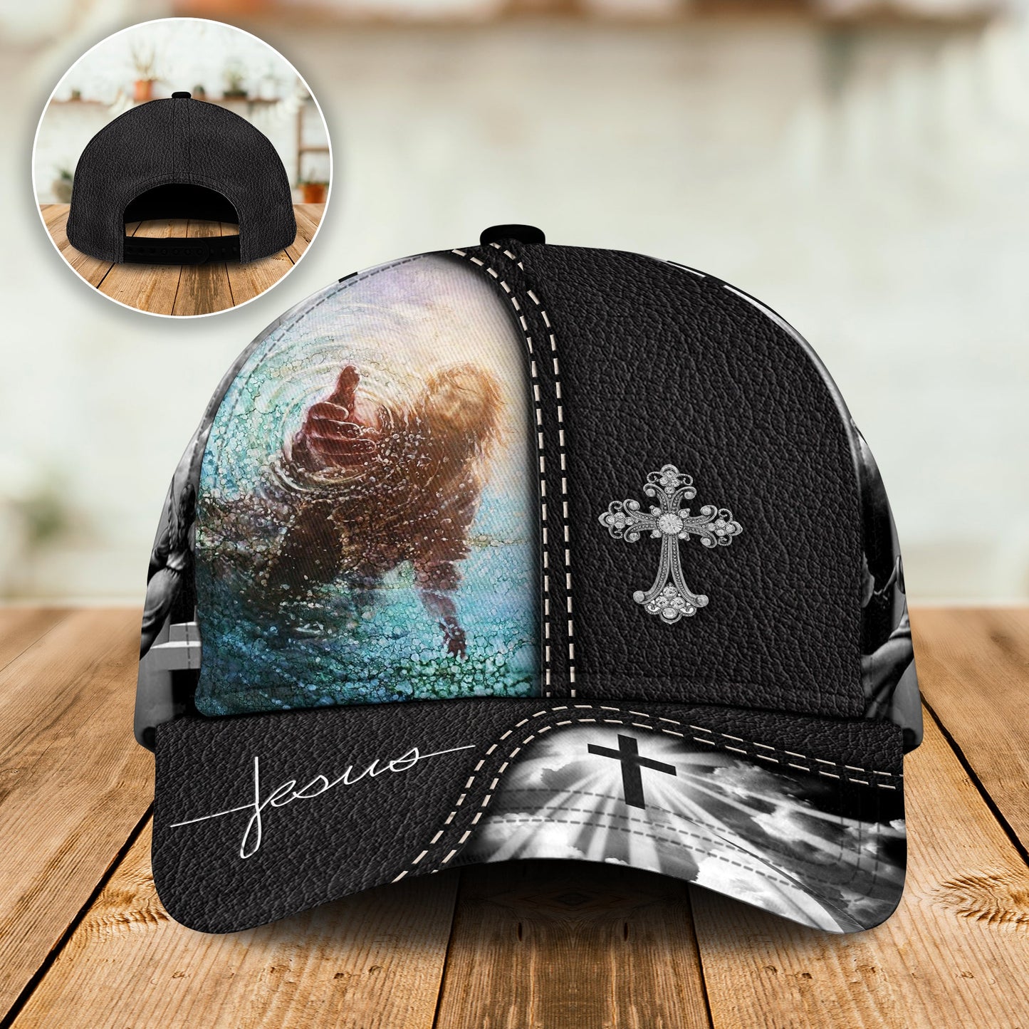 Faith Reaching Into Water – Classic Cap