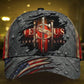 Faith Saved My Life Crack American Flag – Classic Cap