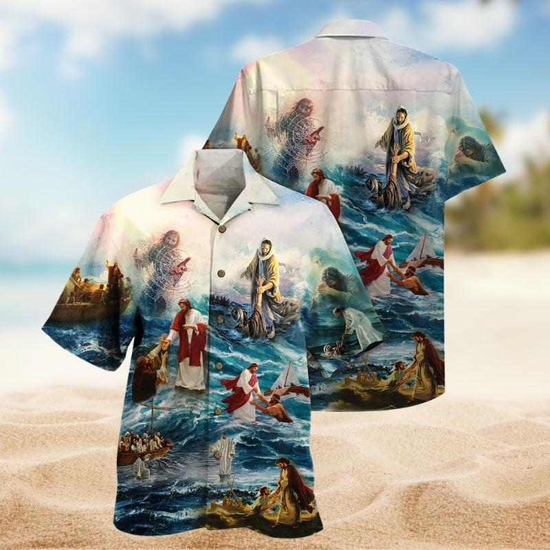 Jesus Saved My Life Limited Edition – Hawaiian Shirt