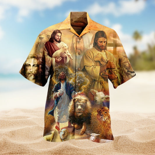 Jesus Saves Animals Limited Edition – Hawaiian Shirt
