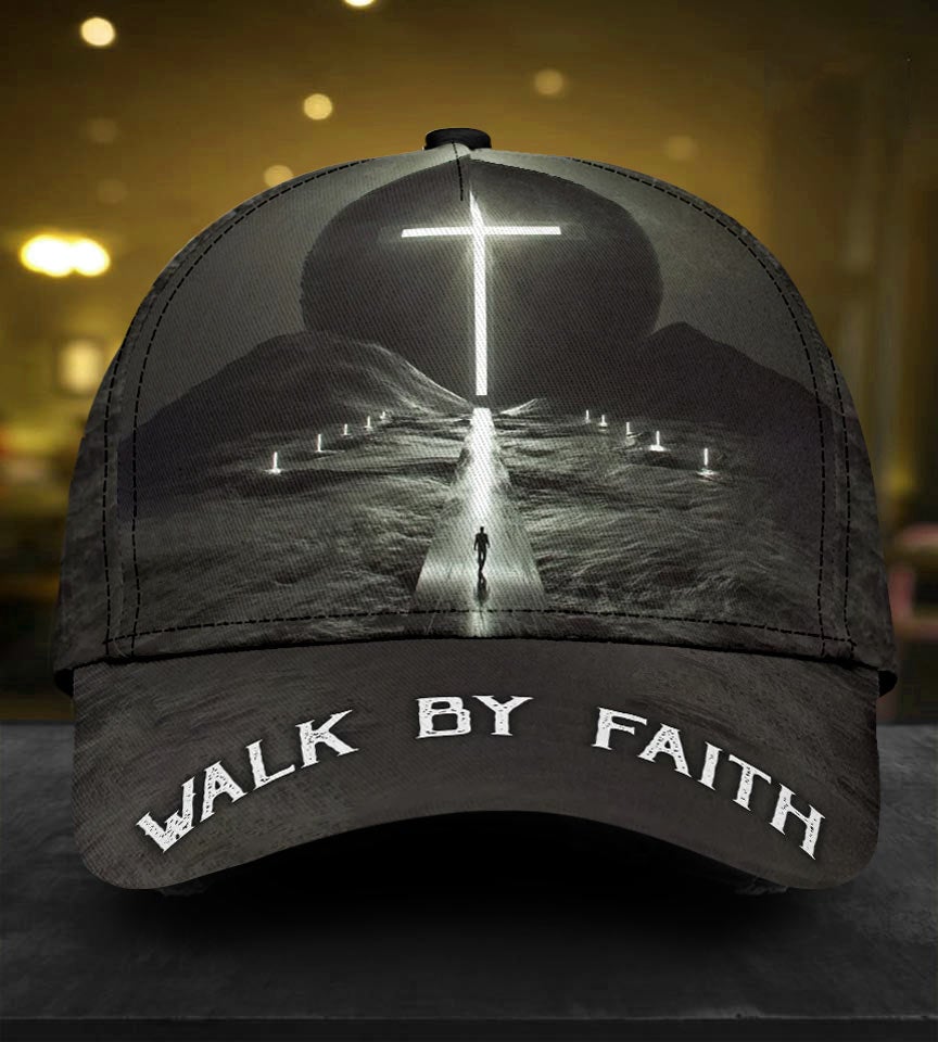 Walk By Faith Black Style – Classic Cap
